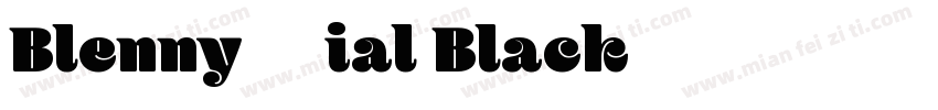 Blenny Trial Black字体转换